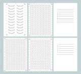 6種の型紙データ (PDF)